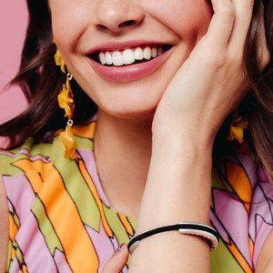 🆕 MARIA SHIREEN Purity Adjustable Silver Hair Tie Bracelet